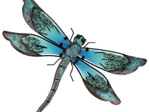 Large dragonfly wall decor-rustic dragonfly metal wall art