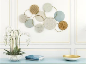 Home Accents Orly Abstract Metal Wall Decor, Multi Color