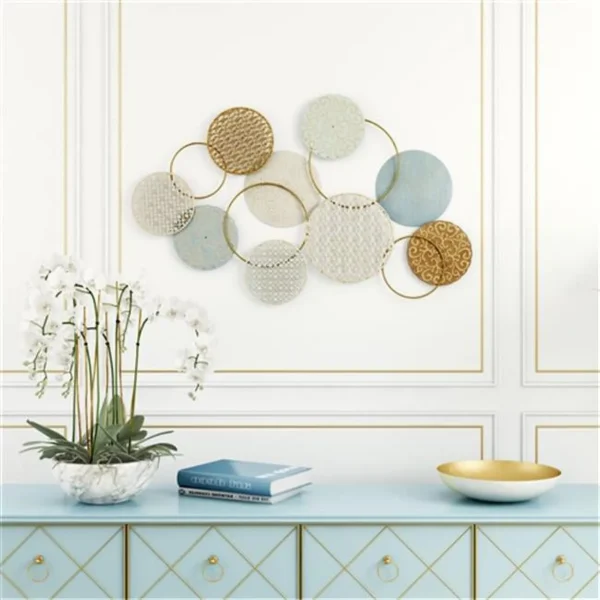 Home Accents Orly Abstract Metal Wall Decor, Multi Color