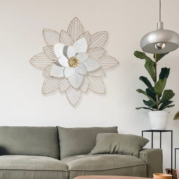 Extra Large Metal Flower Wall Decor for Home