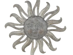 Metal Indoor Outdoor Sun Wall Decor